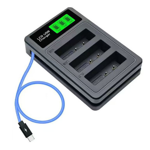 BattPro Ricoh DB-120 三位電池 USB-C + Micro USB 充電器