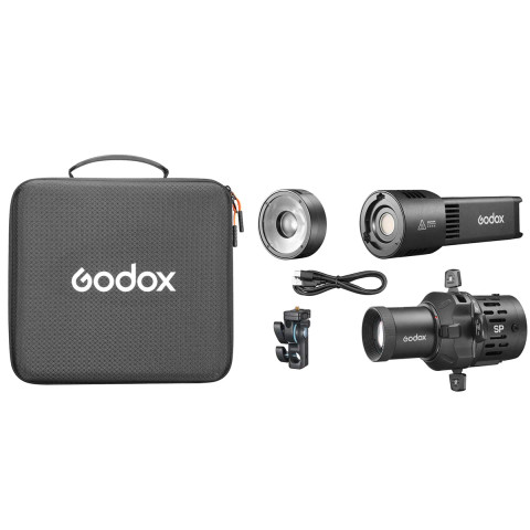Godox 神牛 RS100R 1K RGB LED Light with Projection Attachment Kit 全彩補光燈連投影筒套裝