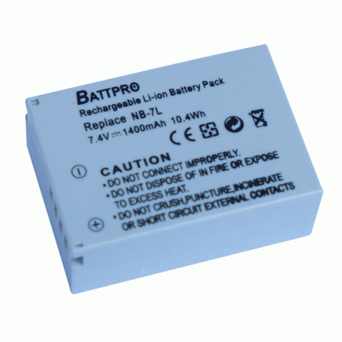 BattPro Canon NB-7L 相機代用電池