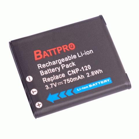 BattPro Casio NP-120 相機代用電池