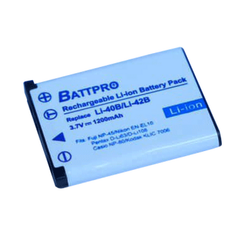 BattPro Olympus Li-40B NP-45 相機代用電池