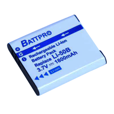 BattPro Olympus Li-50B 相機代用電池