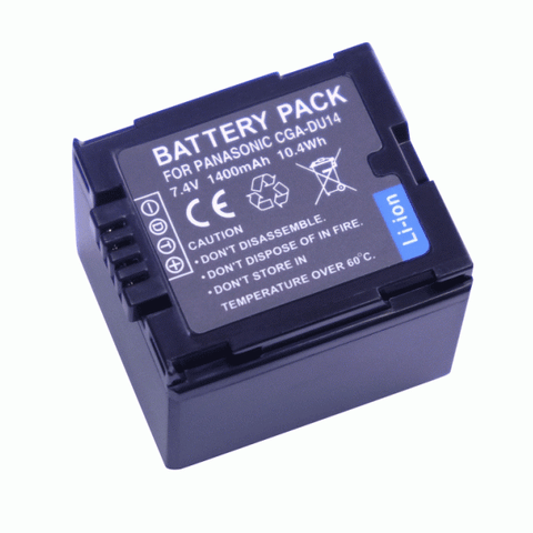BattPro Panasonic CGA-DU14 攝錄機代用電池