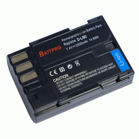BattPro Pentax D-Li90 相機代用電池
