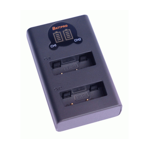 BattPro Olympus BLS-5 雙位電池 USB-C + Micro USB 充電器