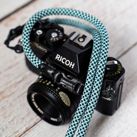 A-MoDe FCSC120-BBW 8.7mm Quick Release Buckle Rope Camera Strap 120cm 快拆扣登山繩相機帶 (藍黑白) 圖片 1