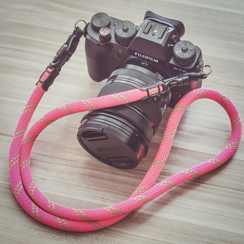 A-MoDe FCSC-Pink 10mm Quick Release Buckle Rope Camera Strap 120cm 快拆扣登山繩相機帶 (粉紅色) 圖片 1