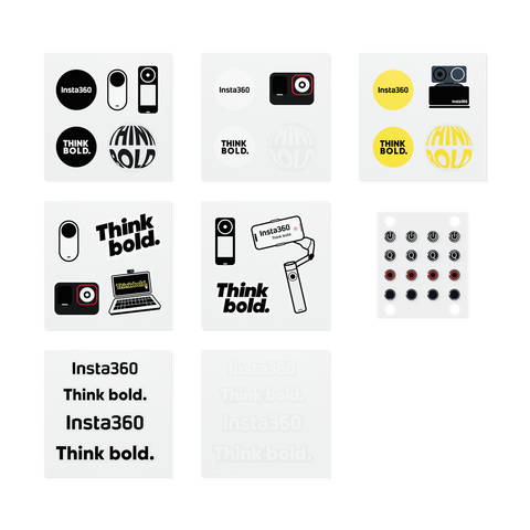 Insta360 Button Sticker Set 運動貼紙套裝 image 01