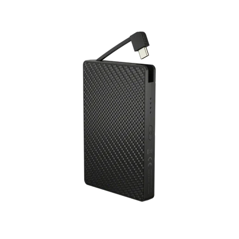 Nitecore POCKET 10000 Built-in USB-C Cable Carbon Fiber Pocket Power Bank 碳纖維口袋行動電源
