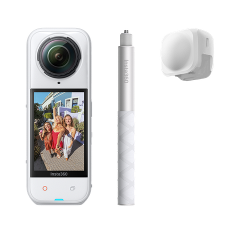 Insta360 X5 8K Get-Set Bundle White 人氣套裝 皓月白 official image 01