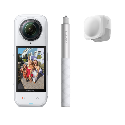 Insta360 X5 8K Get-Set Bundle White 人氣套裝 皓月白 official image 01