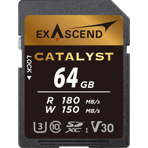 Exascend Catalyst UHS-I V30 SD Card 記憶卡 (64GB)