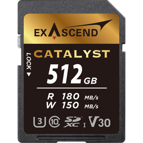Exascend Catalyst UHS-I V30 SD Card 記憶卡 (512GB)