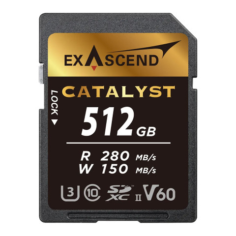 Exascend Catalyst UHS-II V60 SD Card 記憶卡 (512GB)