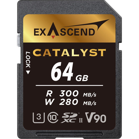 Exascend Catalyst UHS-II V90 SD Card 記憶卡 (64GB)