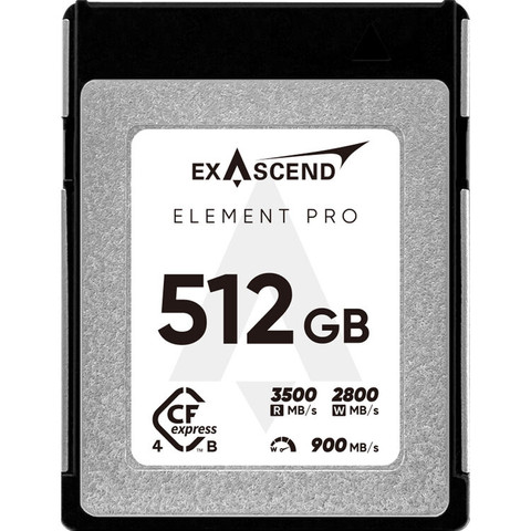 Exascend Element Pro CFexpress 4.0 Type B Memory Card 記憶卡 (512GB)