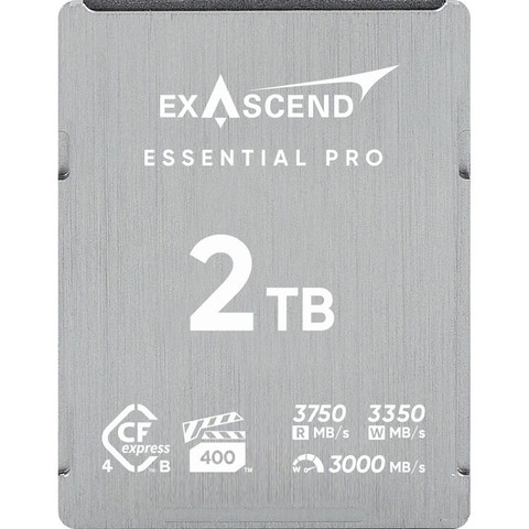 Exascend Essential Pro CFexpress 4.0 Type B Memory Card 記憶卡 (2TB)