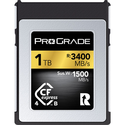 ProGrade Digital CFexpress Type B 4.0 Memory Card Gold 記憶卡 (1TB)