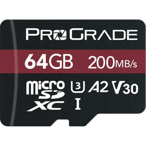 ProGrade Digital microSDXC UHS-I V30 Memory Card 記憶卡 (64GB)