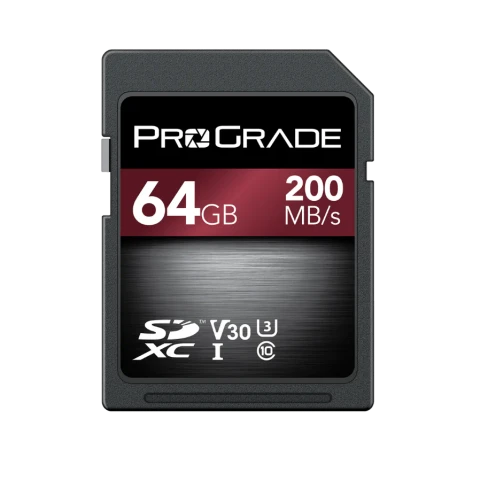 ProGrade Digital SDXC UHS-I V30 200R Strontium 記憶卡 (64GB)