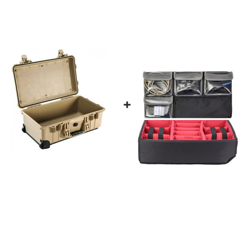 Pelican 1510 A-MoDe Bundle Tan main image - 1510 NF + A-MoDe
