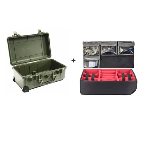 Pelican 1510 A-MoDe Bundle Green main image - 1510 NF + A-MoDe