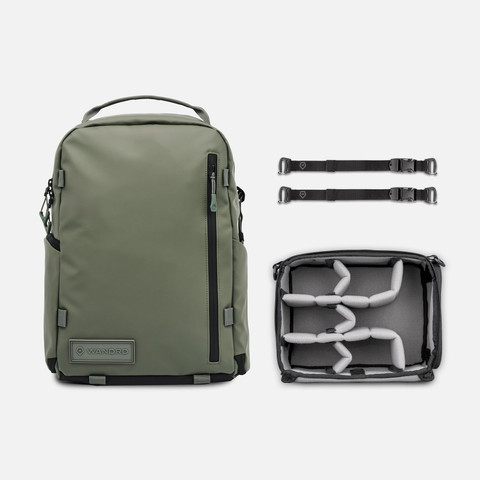 Wandrd PRVKE ZIP 31L Wasatch Green 攝影背包套裝 official gallery image 1