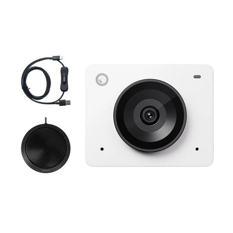 OBSBOT Meet SE AI-Powered Full HD Webcam Combo (Cloud White) combo main image