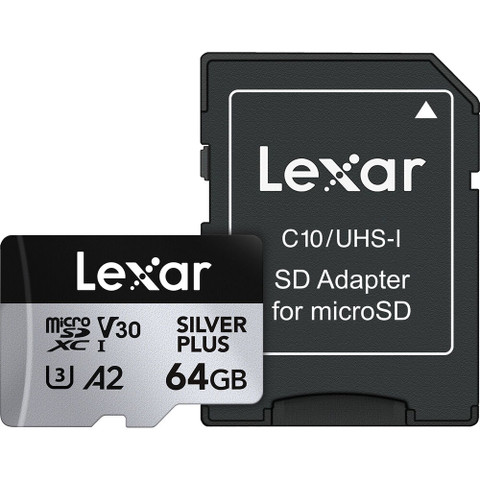 Lexar Professional SILVER PLUS microSDXC UHS-I Card 記憶卡 (64GB) 產品圖片