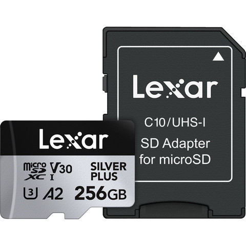 Lexar Professional SILVER PLUS microSDXC UHS-I Card 記憶卡 (256GB) 產品圖片
