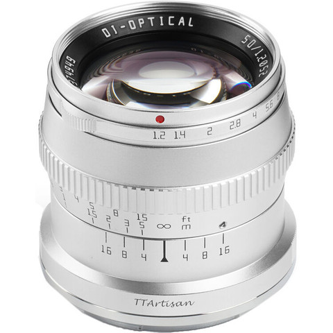 TTArtisan 銘匠 50mm F1.2 APS-C Lens 鏡頭 (Fujifilm X 銀色) 主圖