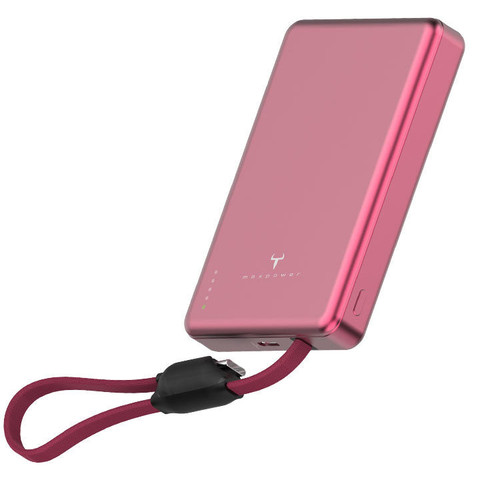 牛魔王 Maxpower SF910+ 10,000mAh 磁力無線外置充電器 (2026 CCC 認證) - 櫻花紅 - 1