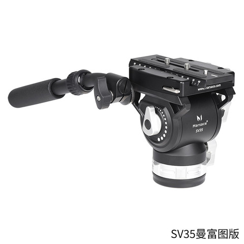 Marsace 馬小路 SV35R 75mm Bowl Fluid Video Head - Manfrotto Plate 液壓攝錄雲台（曼富圖快拆板） 圖片 01