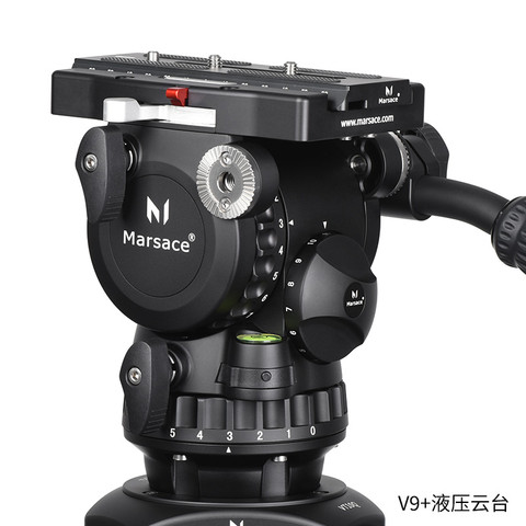 Marsace 馬小路 V9+ Fluid Video Head 液壓攝錄雲台 圖片 01