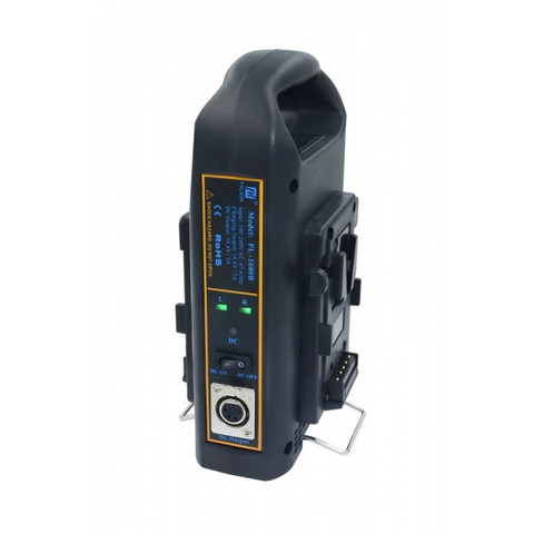 Fxlion PL-1680B 雙槽 V-Mount 電池充電器正面