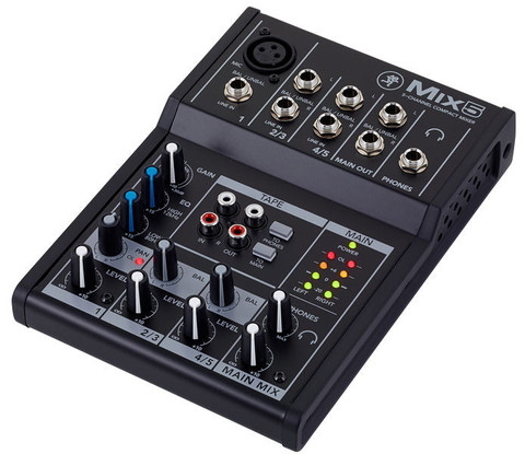 Mackie MIX5 5 聲道小型桌面混音器