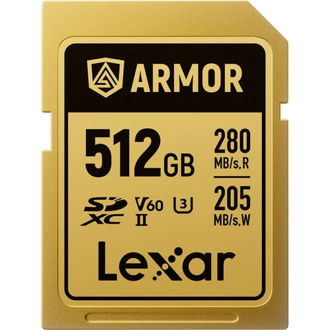 Lexar Professional ARMOR GOLD SDXC UHS-II Card 記憶卡 (512GB)