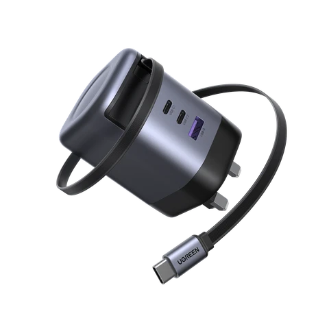 Ugreen 綠聯 Nexode Pro 100W GaN Fast Charger 伸縮線充電器