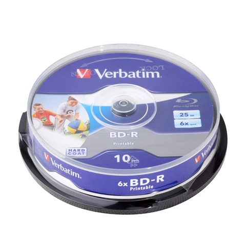 Verbatim 64099 BD-R 25GB 6X 可噴墨打印藍光碟 10片裝