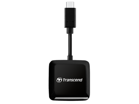 Transcend 創見 RDC3 USB-C SD／microSD OTG 讀卡器