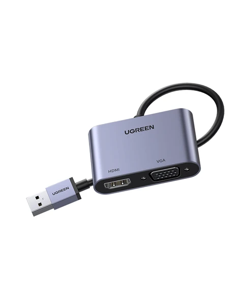 Ugreen 綠聯 CM449 USB-A 3.0 to HDMI / VGA Adapter 轉接器