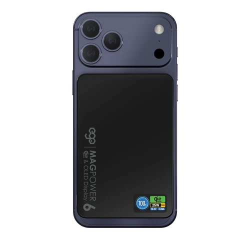 EGO MagPower 6 10000mAh Qi2.2 磁吸外置電源 - 黑色