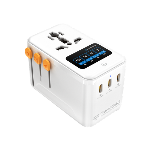 EGO Travel GaN2 100W 4USB 旅行轉插 - 白色