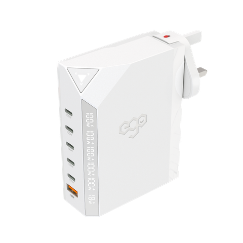 EGO Exinno+ 180W 6口 USB 充電器 - 白色