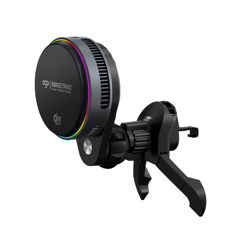 EGO MagStand4 Qi2.2 雙面磁吸製冷充電器 - 黑色