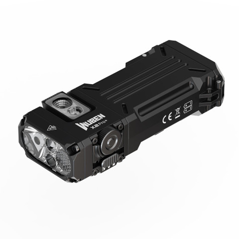WUBEN X2 Pro+ 1500 流明 USB-C 磁吸多功能電筒 - 黑色