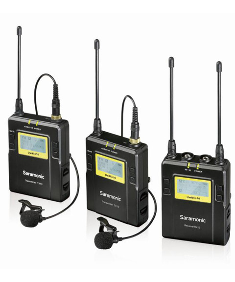 Saramonic UWMIC9-HK RX9+TX9+TX9 一對二無線單反領夾咪 