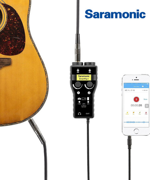 Saramonic Smartrig+ 2頻道 XLR單反音源轉接器
