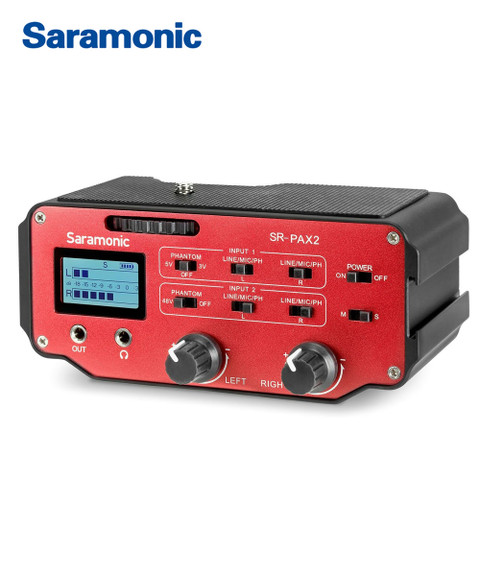 Saramonic SR-PAX2  雙頻道XLR通用攝錄混音器 