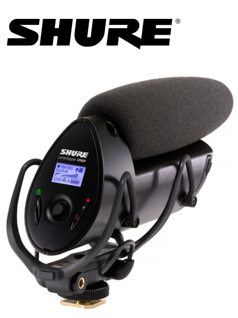 Shure VP83F LensHopper Camera-Mount Condenser Microphone 型指向麥克風